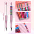 Plastic Beadable Pens with Shaft Ballpoint Pen 1.0 mm Black Ink Bead Pens Ball Pen for DIY PPL Beads Present for Students Presents Office School S...