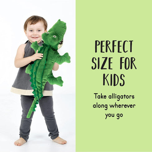 Plush Creations Talking Stuffed Mommy Alligator with 3 Baby Alligators in her Tummy | Stuffed Animal Family | Stuffed Animal Mom and Baby | Baby T...