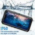 Waterproof Case for iPhone 13 Pro Max Metal Case Heavy Duty Case Full Body Dustproof Dropproof Aluminum Alloy Case with Silicone Built-in Screen P...