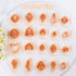 Puocaon Basic Clay Earring Cutters - 21 Pcs Polymer Clay Cutters, Classic Geometric Clay Jewelry Cutters Set, Shell Clay Earring Cutter, Radial Sh...