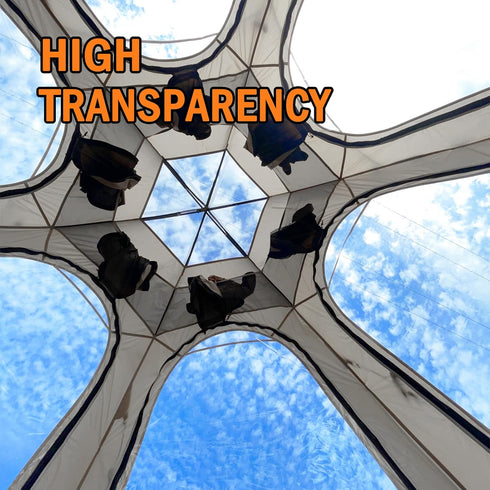 Transparent Doors Replacement for AYAMAYA Screen Tent, to Make a Bubble Tent Weather Proof Pod - You can Enjoy The Rainy Days!...