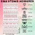 Zonon 8 Pcs Talavera Stencils for Painting Reusable Floral Border Stencils for Wall Edge Template Cake Decorating Drawing for Wood Furniture Wall ...