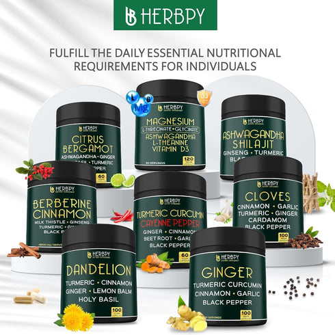 Dandelion Root Supplement 7500mg 6in1 for Digestion, Heart Health & Immune - Blended with Ginger, Turmeric Curcumin, Ceylon Cinnamon, Lemon Balm &...