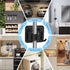4 Pack Broom Holder Wall Mount Stainless Steel Mop Hanger - Home Laundry Room, Kitchen, Closet, Garage Organization and Storage Heavy Duty Utility...