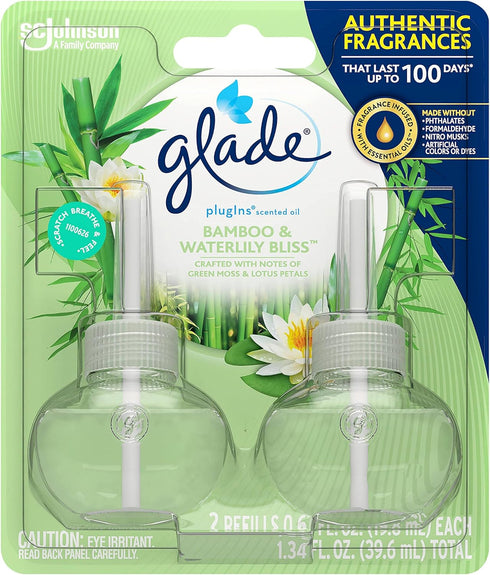 Bamboo & Waterlily Bliss PlugIns® Scented Oil 2 Refills...
