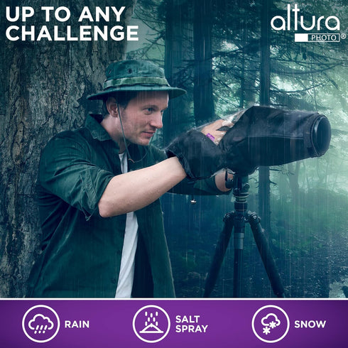 Altura Photo Waterproof Rain Cover for DSLR Cameras...