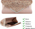 jessie Clutch Purse Evening Bag for Women Prom Glitter Sparkling Envelope Handbag for Wedding and Party...