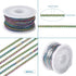 16.4 Feet Stainless Steel Curb Chain Colorful Unwelded Twisted Cable Necklace Chain Link with Spool 3x4.5mm for Bracelet Jewelry Making...
