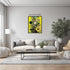 Posterizer 1 pcs-retro surreal happy bright flowers collage-Abstract & Modern Art-Floral & Botanical Art-Gift for Art Lovers- UNFRAMED Wall Art...