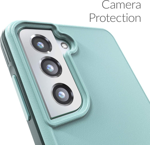 Crave Slim Guard for Galaxy S21 Case, Shockproof Case for Samsung Galaxy S21, S21 5G (6.2 inch) - Aqua...