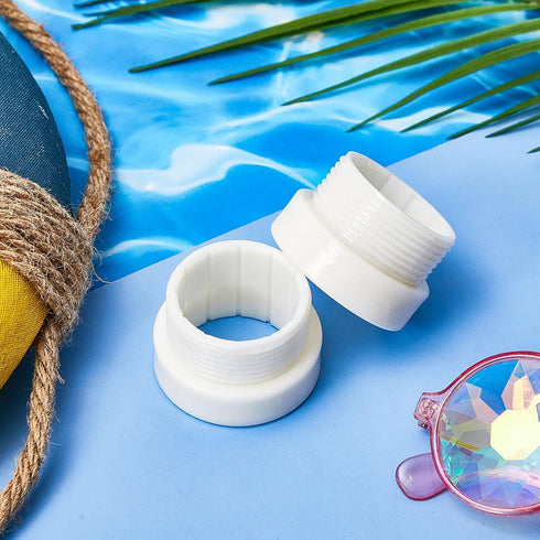 Pool Umbrella Stabilizer Adapter Threaded Adapter Sleeves Pool Umbrella Sleeve Umbrella Pole Stabilizer for Patio Outdoor 1 3/4" Umbrellas Insert ...