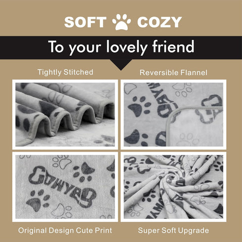 Dog Blanket, Premium Soft Dog Blanket Washable, 41x31inch Puppy Essentials Dog Product Cat Blankets Throw for Medium Small Dogs, Pet Dog Gifts, 20...