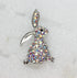 Faship Gorgeous Rhinestone Crystal Bunny Rabbit Pin Brooch for Easter...