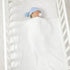 Baby Receiving Blanket for Boys Girls Knit Neutral Swaddle Blankets Soft Lightweight Crib Stroller Blankets for Newborn Infant Toddlers White 30 x...