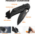 Rush Deer Pocket Knife, Folding Knife with Clip, Glass Breaker, Seatbelt Cutter. EDC Knife Utility Knife for Hiking Camping Fishing Work Outdoor E...