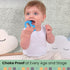 Teething Toys for Babies Age 0 to 6 Months - Baby Elefun 5X Pain Relief Smart Teether - Zero Developmental Delay Silicone Baby Teething Toy Ring -...
