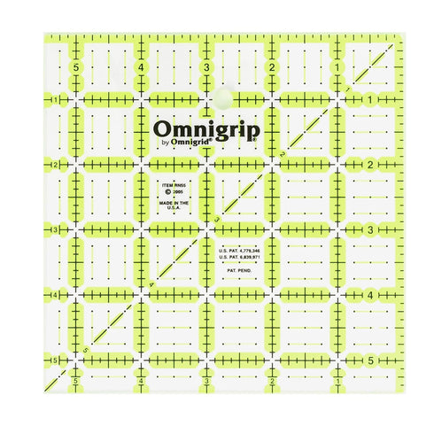 Omnigrid 5-1/2-Inch by 5-1/2-Inch Non-Slip Quilter's Ruler...