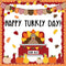 Whaline 88Pcs Thanksgiving Bulletin Board Kit Pumpkin Turkey Maple Leaf Bulletin Board Set Happy Turkey Day Decoration Borders Cutouts with Glue P...