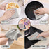12 Pack Kitchen Dish Cloths (10x10? Gray) Coral Fleece Microfiber Towels, Ultra Soft Absorbent Kitchen Cleaning Towels, Nonstick Oil, Lint-Free, F...