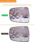 Mirror Glass Compatible with 2013-2018 Nissan Altima Sedan with Backing Plate Passenger Right Side...