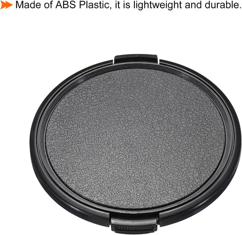 PATIKIL Camera Lens Cap, 2 Pack Sides Pinch Front Lens Cover with Microfiber Cleaning Cloth for 77mm Thread Universal DSLR Lenses for Nikon, for F...