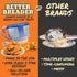 COOK'S CHOICE The Original Better Breader Bowl All-in-One Mess-Free Batter Breading Station - Pour in Seasonings, Add Meat or Veggies & Shake for ...