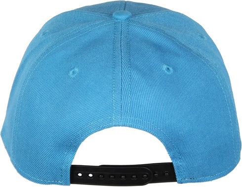 Sesame Street Cookie Monster Mens' Snapback Hat Adult Precurve Adjustable Cap | Perfect for Everyday Wear Blue...