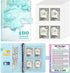 Sooez Savings Kit - 100 Envelopes Money Challenge with Reusable Tracker, A5 Leather Binder, Fun Way to Save $5,050, Green Marble...