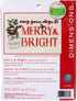 Dimensions 70-08982 Kit, Merry and Bright Mason Jar Christmas Cross Stitch, Ivory 14 Count Aida, 7'' x 5'', multi-colored...