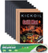 Grill Mats for Outdoor Grill Set of 7 Black+Copper Grilling Mats Non-Stick Heavy Duty Teflon Grill Sheets for Charcoal Grill Gas Electric Smokers ...