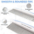 Metal Dog Grooming Comb | Removes Tangles & Matts | Dematting Pet Combs | Detangler For Matted Hair | Best Comb For Poodles, Goldendoodles, Doodle...