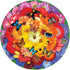 Springbok 500 Piece Round Jigsaw Puzzle Colorful Bloom - Made in USA...