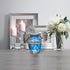 Trupoint Memorials Small Urns for Human Ashes Keepsake, Decorative Mini Cremation Urn for Adult Men and Women, Small Light Blue with Silver Lining...