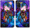 Case for Samsung Galaxy A02s, Dream Catcher Galaxy Sky Leather Flip Phone Case Wallet Cover with Card Slot Holder Kickstand for Samsung Galaxy A02...