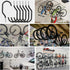 6PCS Black Heavy Duty Bike Storage Hooks Bicycle Wall Mounted Hooks Large Screw Hooks for Wall,Ceiling...