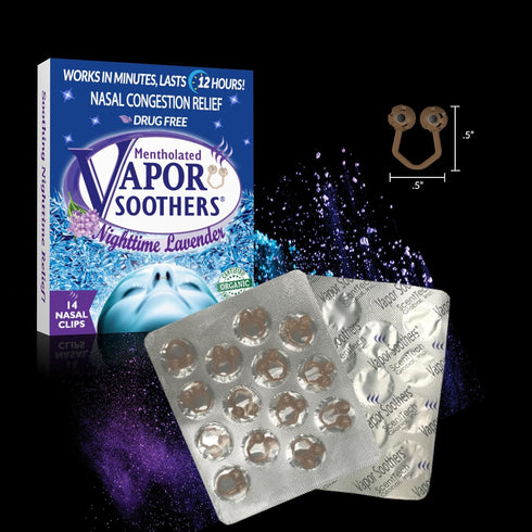 by Scenttech, Snore Reducing- Anti Snoring Aid, Nasal Dilators for Breathing, Instant Nasal Congestion Relief, Nighttime Lavender, 14 Count, Drug-...