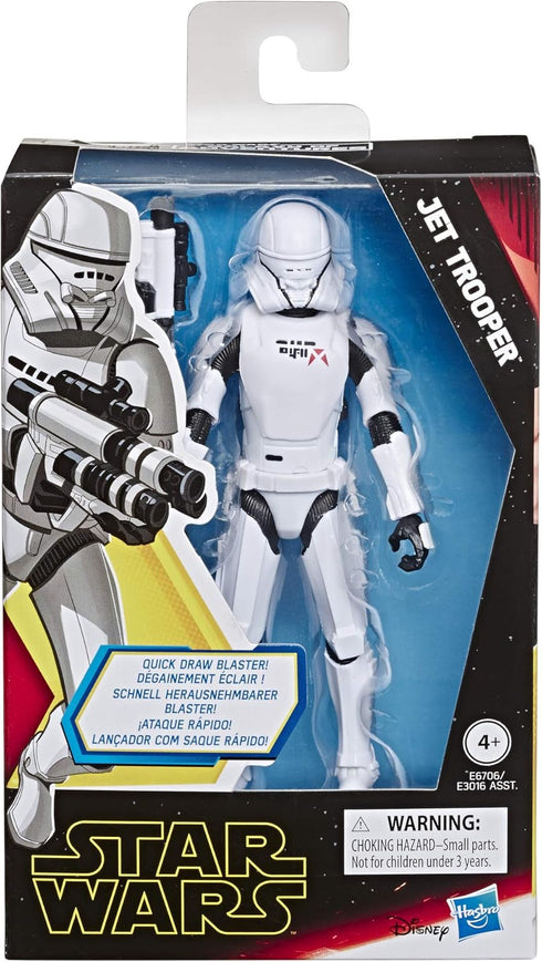 STAR WARS Galaxy of Adventures The Rise of Skywalker Jet Trooper 5'-Scale Action Figure Toy with Fun Blaster Action Movement...