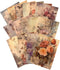 100Pcs Scrapbook Craft Paper Kit for Scrapbook Journaling Supplies?Flower Craft Supplies Materials Decoupage Paper for Scrapbooking Supplies?Bulle...