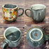 Kutani Porcelain Yaki(ware) Coffee Mug Gold Flower (Standard version)...