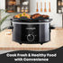 AMR 2in1 Slow Cooker Liners for 6-8 QT Crockpots, Silicone Crockpot Liner for Cooking 2 Dishes, Leak Proof & Dishwasher Safe...