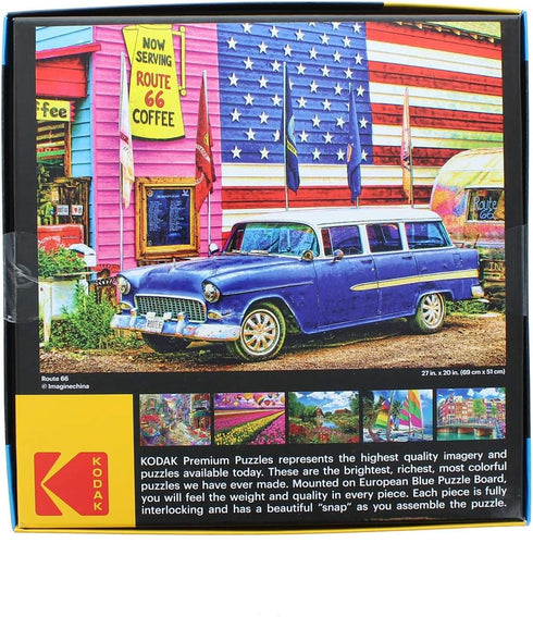 RoseArt - Kodak Premium - Route 66-1000 Piece Jigsaw Puzzle for Adults...