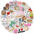 100Pcs Baking Stickers Funny, Bakery Stickers for Water Bottles - Baking Laptop Decals, Baking Party Favors for Kids Birthday Party, Bakery Themed...