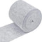 BENECREAT 19.7ftx5.5" Felt Fabric Craft Silver Nonwoven Felt Roll Padding Felt Fabric for Cushion, DIY Craft, Patchwork Sewing, 3mm Thick...