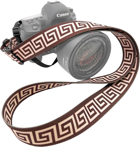 Coiro Camera Neck Strap with Pattern Design, Soft and Comfortable DSLR Camera Harness – Adjustable Nylon Camera Strap Universal Neck & Shoulder St...