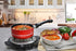 Elite Gourmet ESB-300X Single Countertop Coiled Burner, 1000 Watts Electric Hot Plate, Temperature Controls, Power Indicator Lights, Easy to Clean...