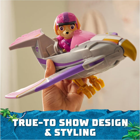 Paw Patrol Jungle Pups, Skye Falcon Vehicle, Toy Jet with Collectible Action Figure, Kids Toys for Boys & Girls Ages 3 and Up...