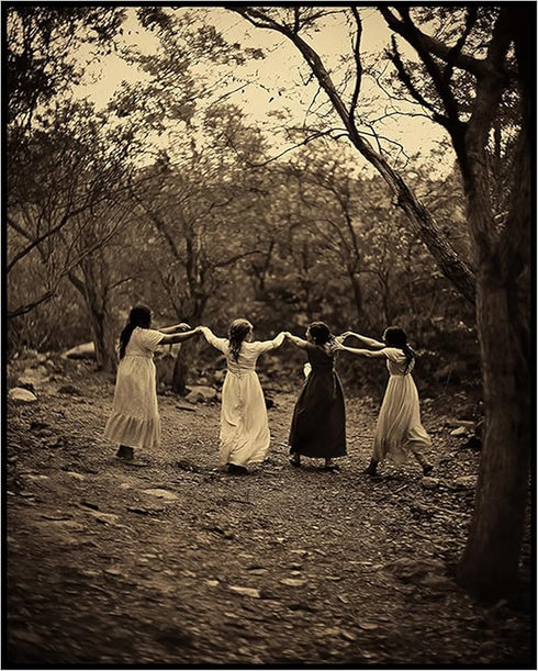 Posterizer 1 pcs-vintage black and white gothic mystical ritual photography 1-Gothic Art-Photography Art-Gift for Steampunk or Goth Fans- unframed...