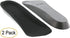 CALTO Half Elevator Insole for Men - 1/2 Inch Height Increase Taller Heel Lift Insert (2 Pack) Black...