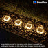 Solar Deck Lights Solar Powered,Solar Stair Lights Outdoor Waterproof,Solar Step Lights Auto ON/Off,Solar Lights Stick on Garden,Patio,Concrete Pa...