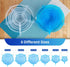 Silicone Stretch Lids, Zero Waste Reusable Silicon Container Lid Covers for Leftover Food Fruit Bowls Pots Cups Jars Dishes (6PCS, Blue)...